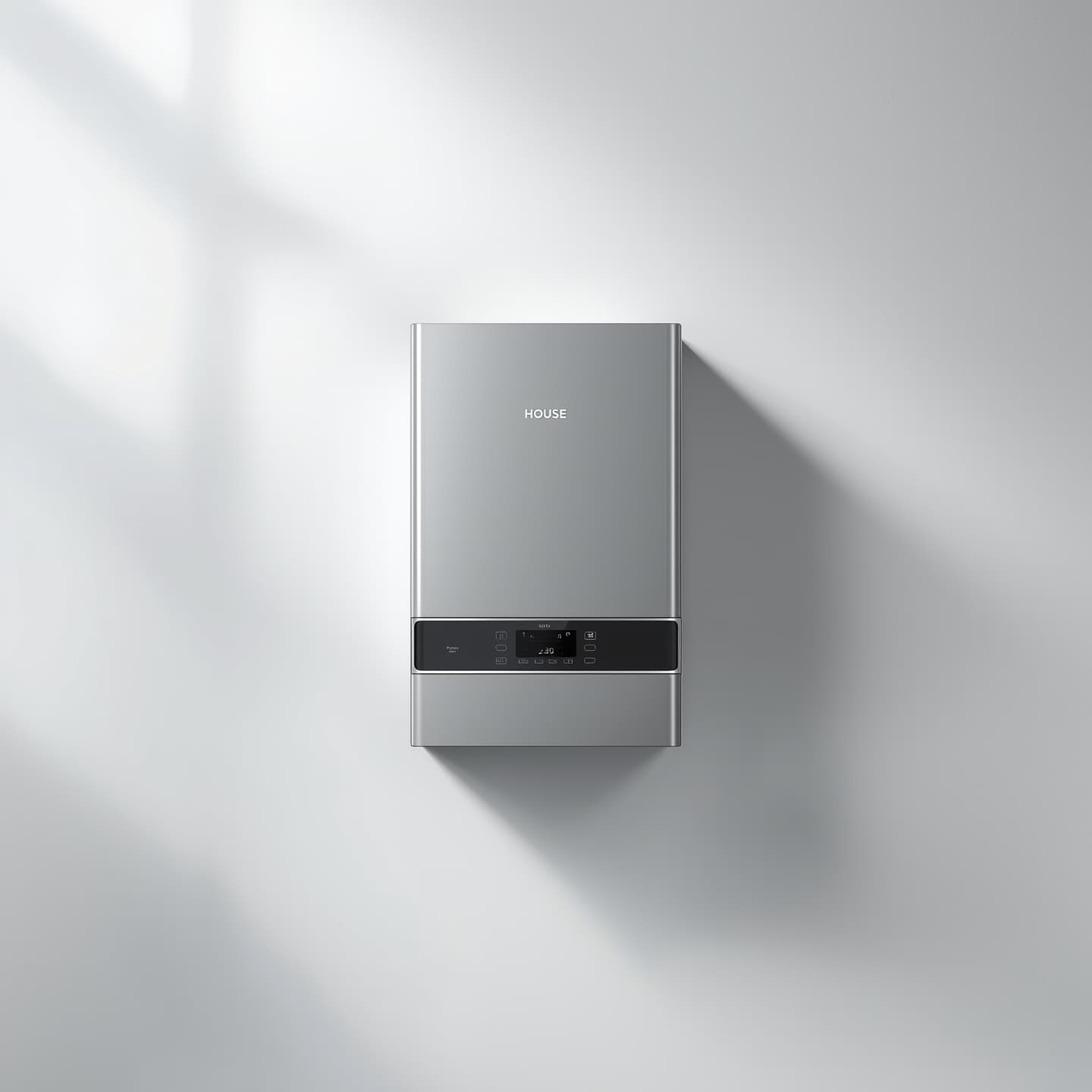 Chaudière moderne avec pièces détachées